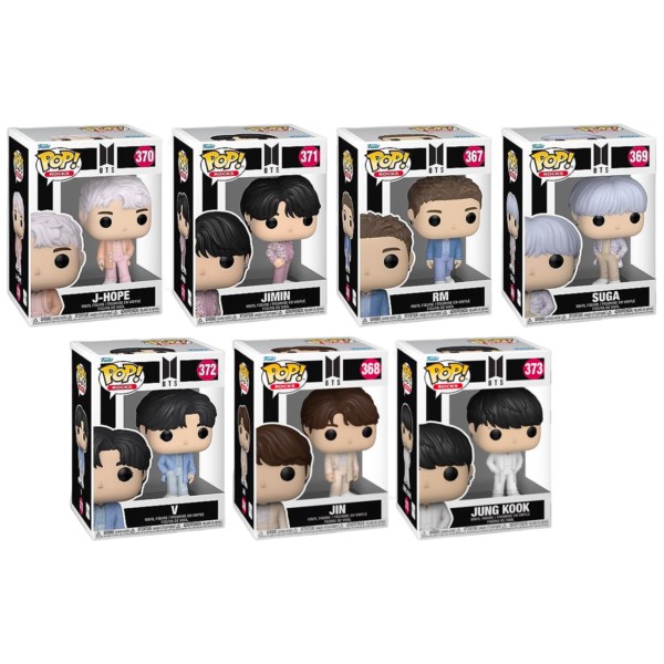 Funko Pop Rocks: BTS Proof Set Completo